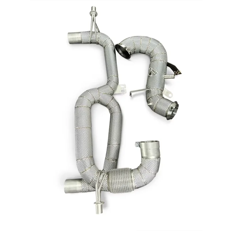 Exhaust pipe with insulation layer suitable for Lotus EMIRA 2.0T 2021-2023 exhaust system