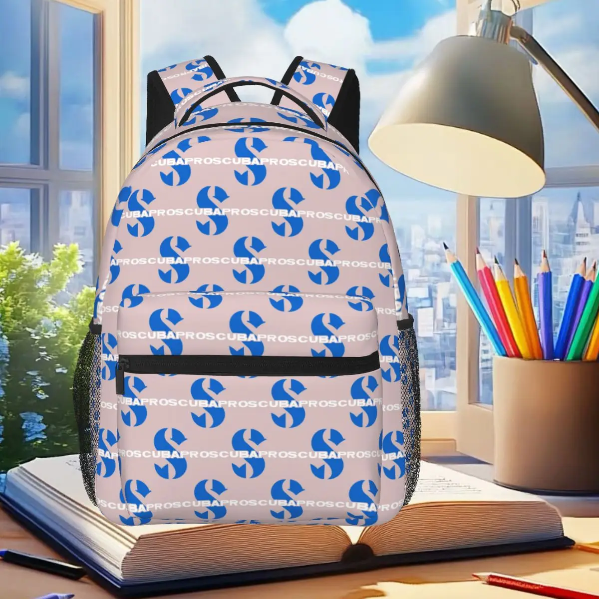 Mochila com logotipo de mergulho Scubapros, mochila escolar para estudantes, meninos e meninas, bolsa escolar para crianças, bolsa de ombro para computador, para homens e mulheres