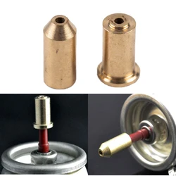 3pcs Reusable Nozzle Refill Butane Gas Brass Copper Adapte Inflatable Head For Dupont Ligne 2/Gatsby Gas Lighter Gas Filling