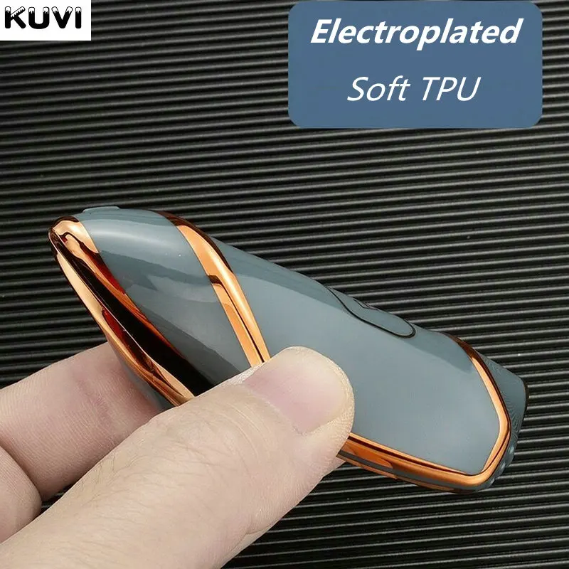 Fashion TPU Car Key Case For VW Volkseagen Golf 8 MK8 ID.3 ID.4 Cupra Skoda Octavia A8 SEAT Leon MK4 2020 2021 Formentor Tarraco