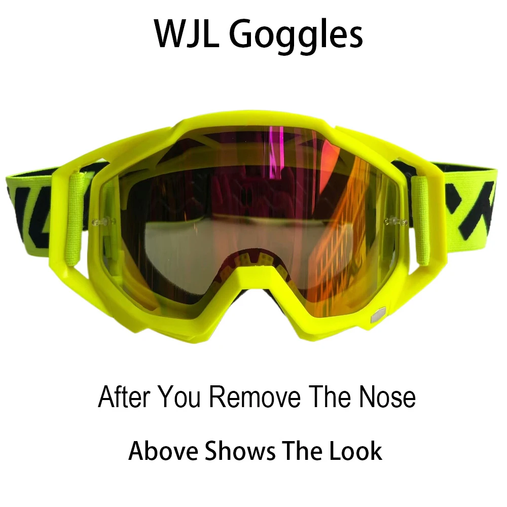 WJL New 2025 Glasses Motorcycle Goggles Motocross Racing Goggles Motorcycle Glasses Motocross Goggles Glasses Cycling Glasses