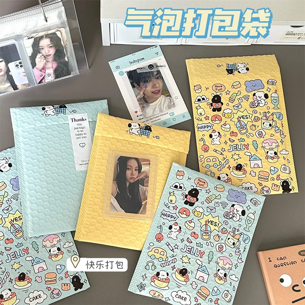 

10 шт./Милая Экспресс Водонепроницаемая Упаковочная Сумка Jelly Dog, Противоударная пузырчатая сумка