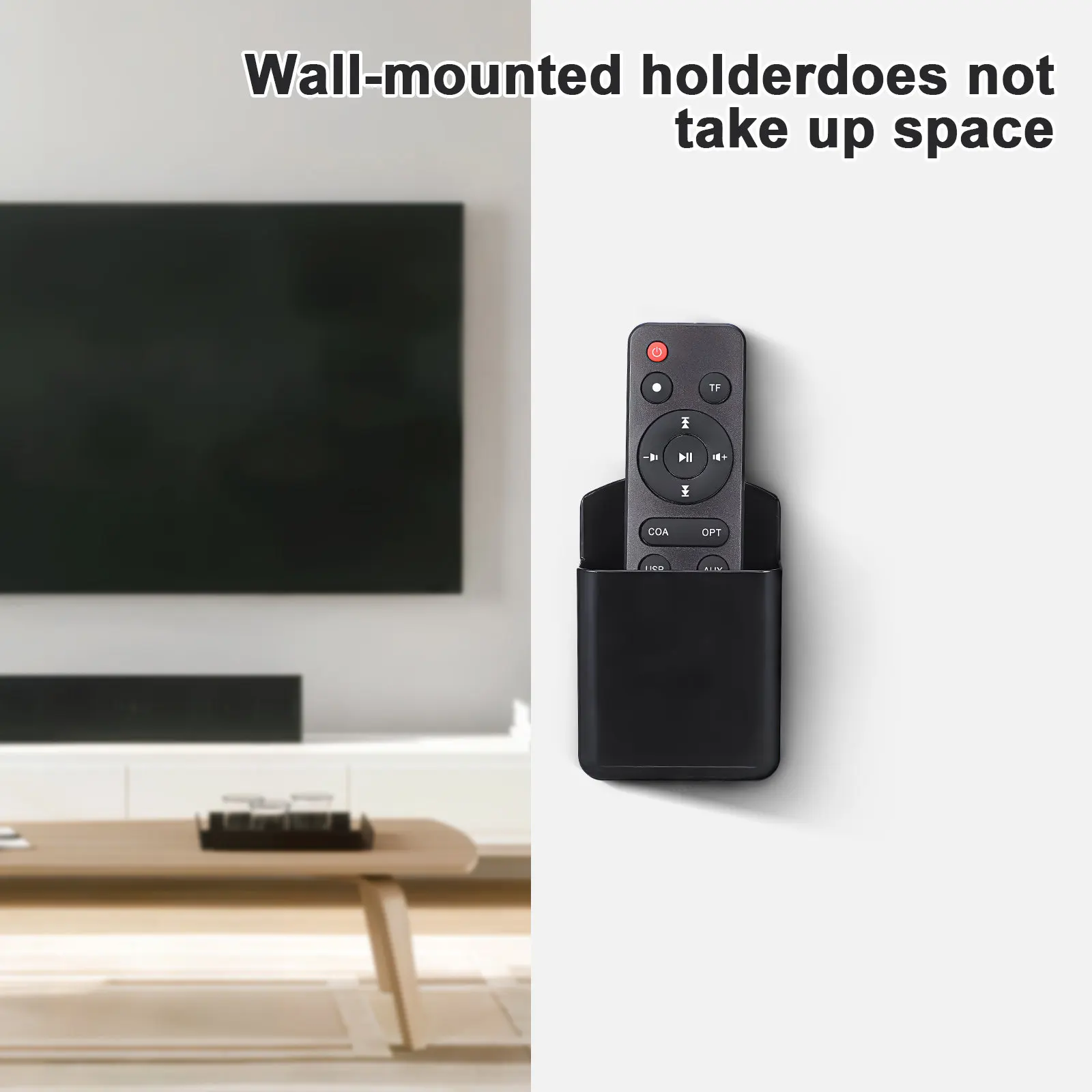 3Pcs Wall Mount Organizer Remote Control Holder Multifunctional Pen Holder Bedroom Rv Storage Box Remote Caddy