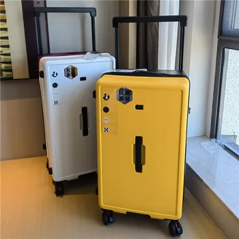 캐리어 넓은 핸들 러기지, 남녀공용 인기 여행 가방, 트롤리 브레이크, 범용 휠, 대용량 여행 가방, 28 인치, 34 인치, 신제품