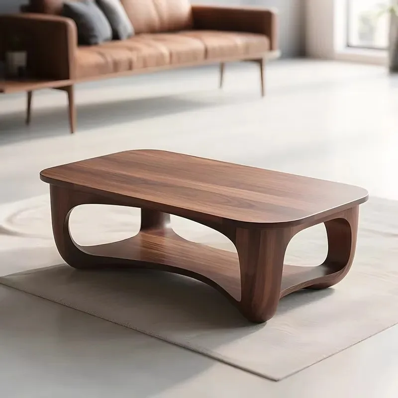 North American black walnut coffee table solid wood low table new Chinese modern living room can be customized without
