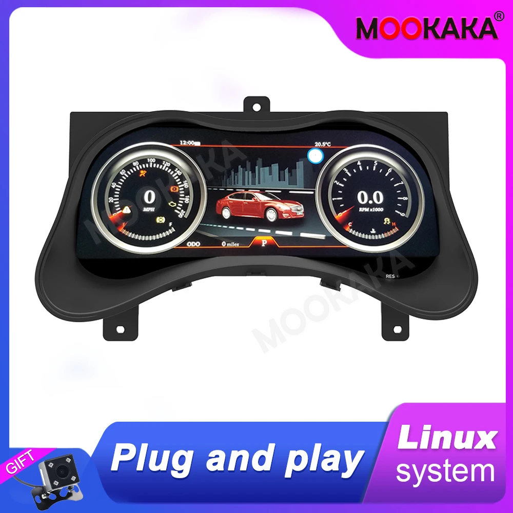 Voor Infiniti Q70 Auto LCD Dashboard Digitale Cluster Virtuele Cockpit Instrument Snelheidsmeter Multifunctioneel