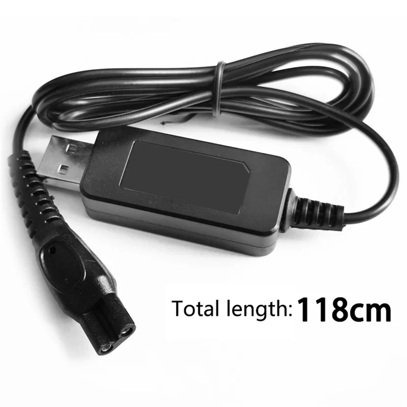 【تصقيد الأخير!】2X USB كابل توصيل شحن HQ8505 سلك الطاقة شاحن محول كهربائي لماكينات الحلاقة 7120 7140 7160 7165 7141