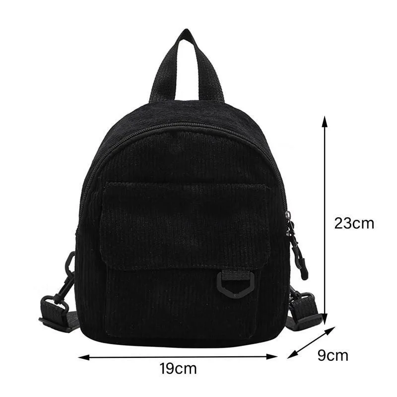 Mini Backpack Women Small Shoulder Bag Teenage Girls Multi-Function Small Bagpack Female Phone Pouch Weekend Travel Backpacks