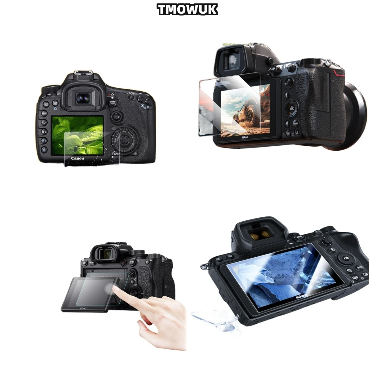 

For Nikon Z50 Privacy Screen Protector - Anti-Spy HD Tempered Glass Film With Anti-Glare Technology