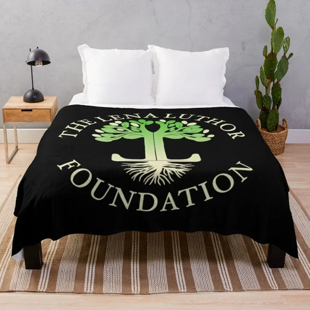 

Lena Luthor T-ShirtThe Lena Luthor Foundation Logo T-Shirt Throw Blanket Soft Breathable Blanket for Night Sleeping