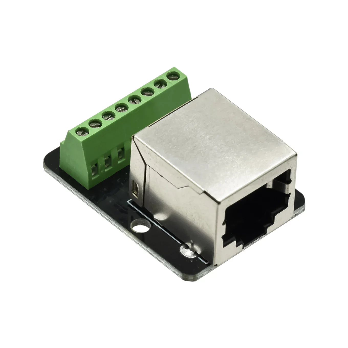 2/5/10PCS  RJ45 Single Female Adapter Board Turns the 2.54Pitch Terminal to the 8P Network Adapter