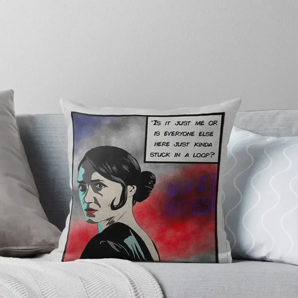 

Persephone - The Burnt City - Punchdrunk Throw Pillow Decorative Cushions luxury decor pillow