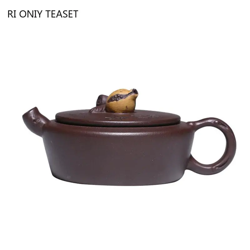 

100ml Chinese Yixing Small Capacity Purple Clay Teapots Handmade Bionic Pomegranate Tea Pot Kettle High-end Zisha Tea Set Gifts