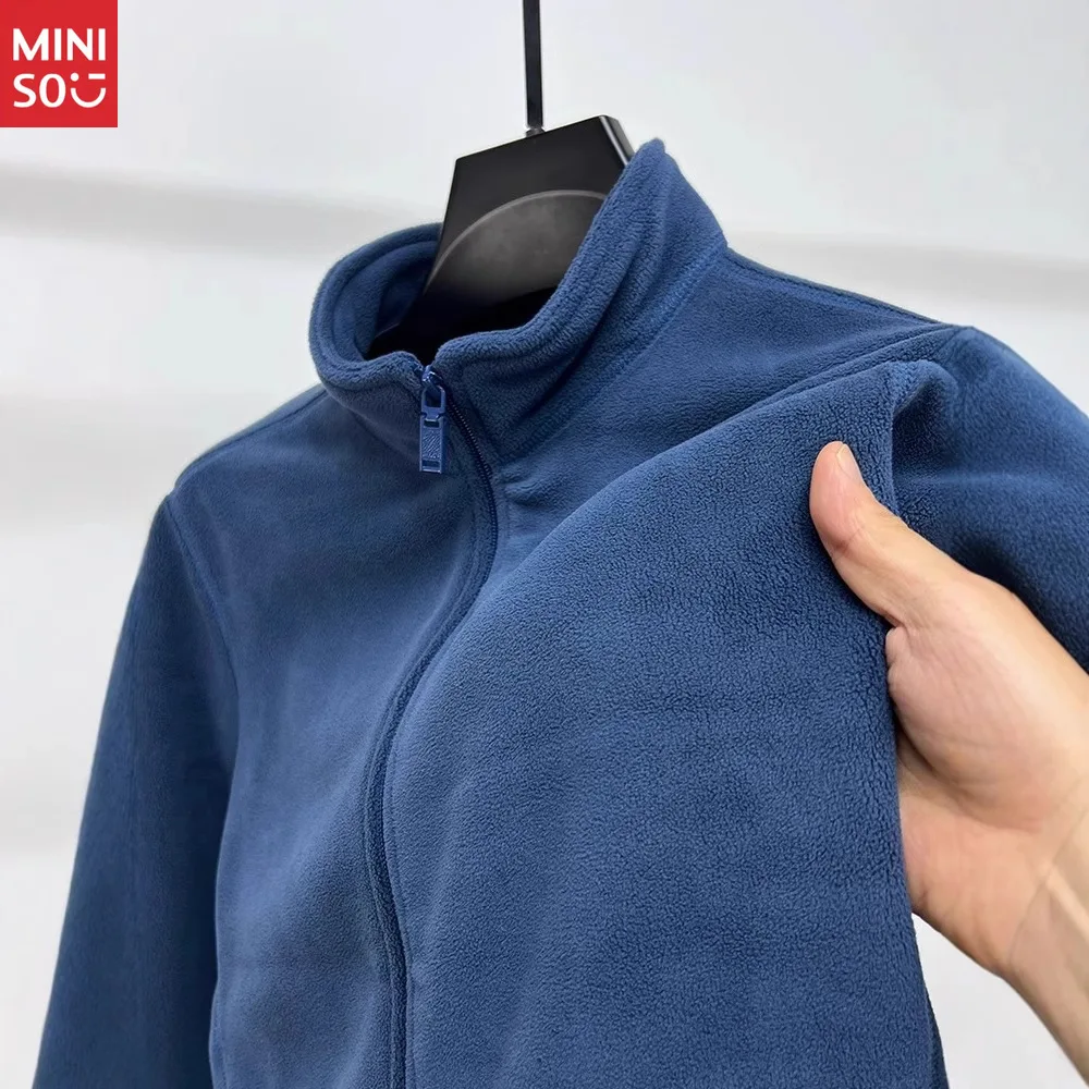 الخريف والشتاء الرجال الوقوف طوق سستة سترة سترة الخريف والشتاء الرجال سميكة الدافئة الصوف بلون سترة #3