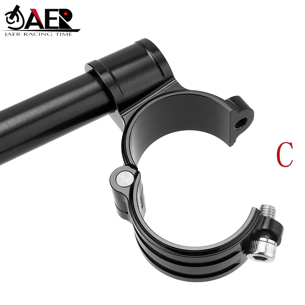 41mm Motorcycle CNC Billet Aluminum Adjustable Clip-On Handlebar Fit most of sport bike with 41mm fork clip motor