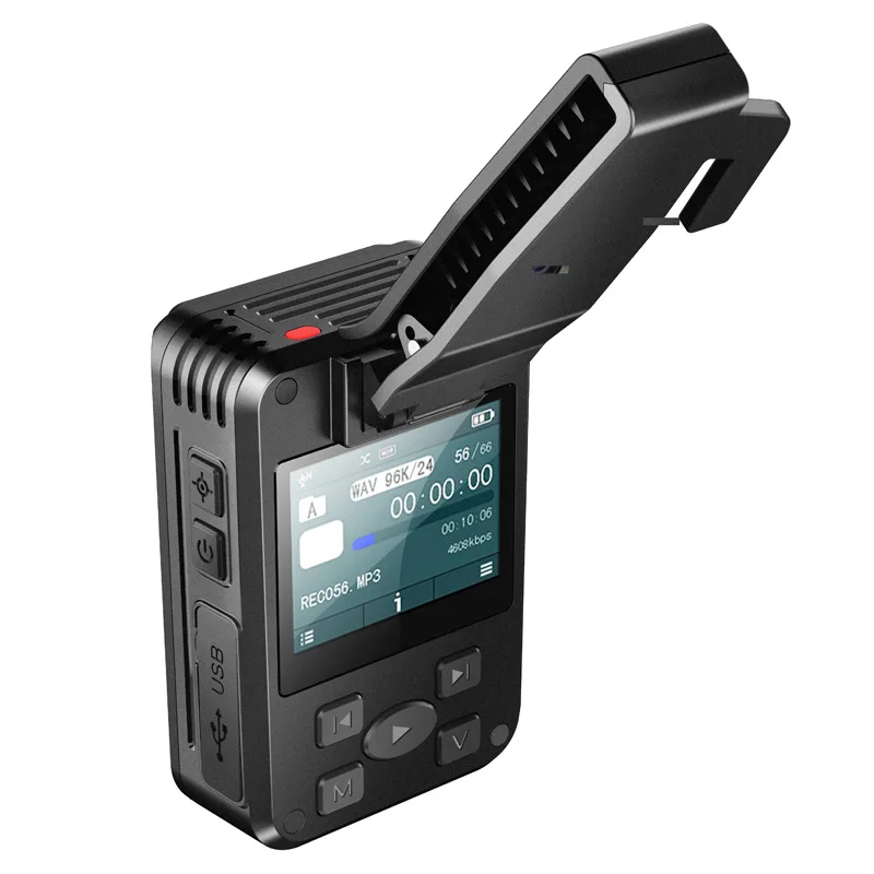 

NCZOBOE 1600P Body Camera 3000mAh Battery for 13 Hours Video Shooting Audio Camcorders Night Vision Body Worn Mini Camera