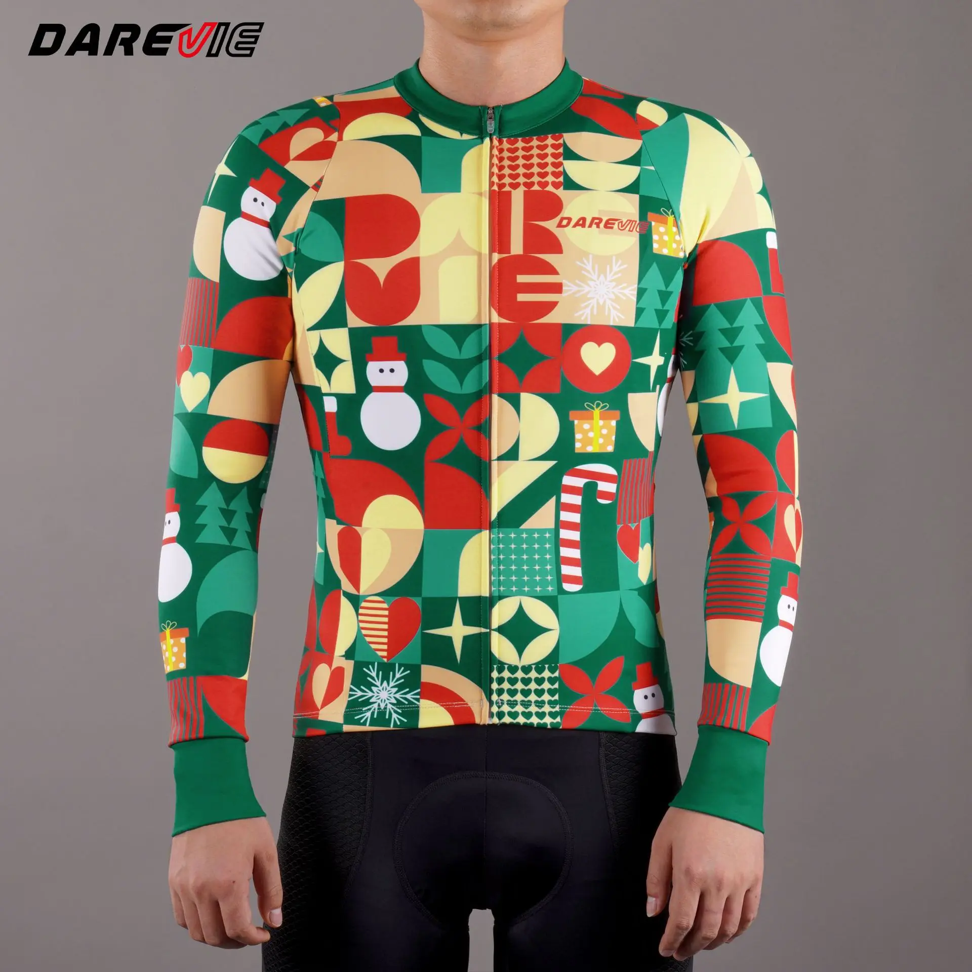 

Трансграничная флисовая велосипедная куртка Yowei Darvie осень-зима, рождественский сезон, бестселлер, для езды на шоссейном и горном велосипеде