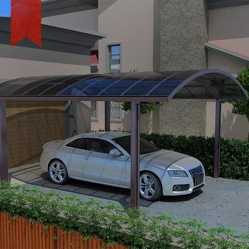 Pavilion Carport Simple, Design Garden Garage Outdoor, Sunshade Mobile Solar, Installation Structure Design