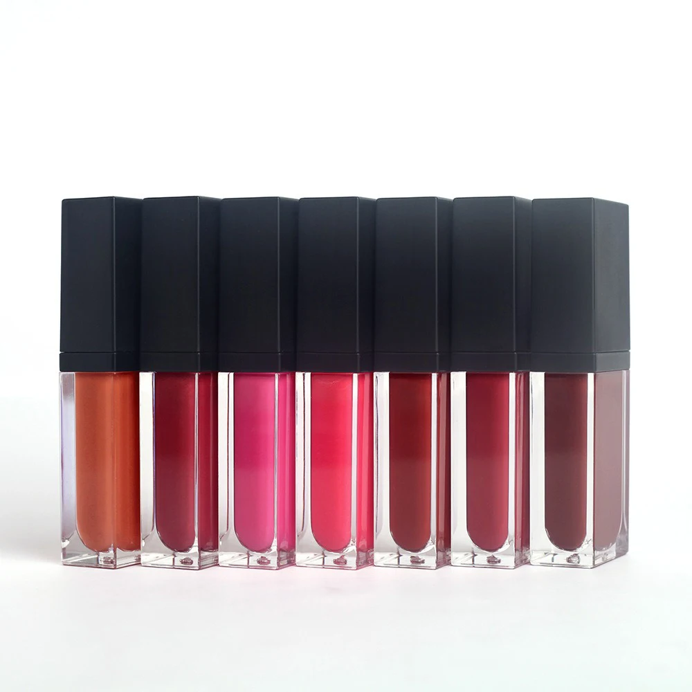 Private Label 7-kleuren vloeibare Blush Pigment Langdurige natuurlijke matte kleurweergave Aangepast logo Make-up Groothandel Zwarte hoes