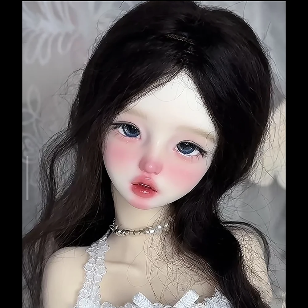 

New 1/4 BJD Doll Head Resin Material Lovely Girl Doll Head DIY Doll Accessories No Makeup Doll Head Toys Gift