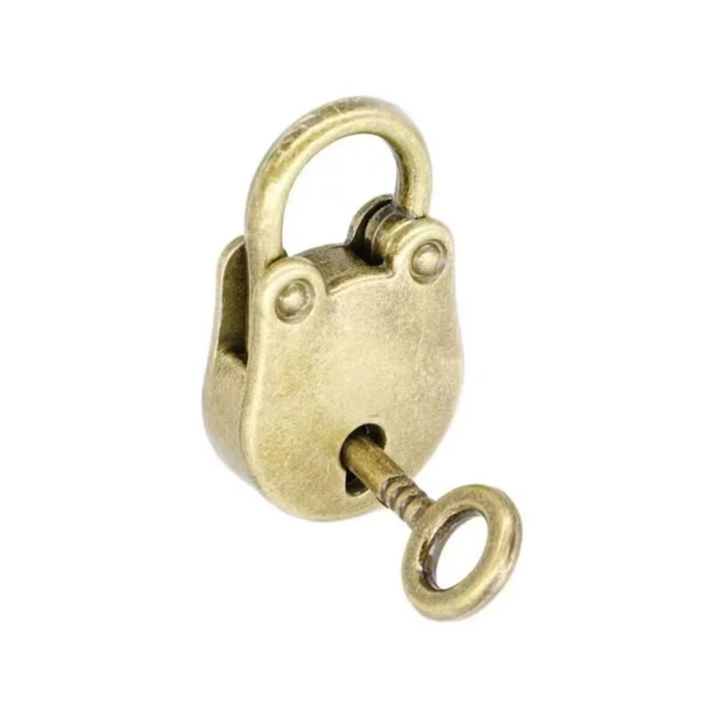 Stylish Inspired Mini Bear Lock with Key set for Cartoon-themed Boxes & Bags