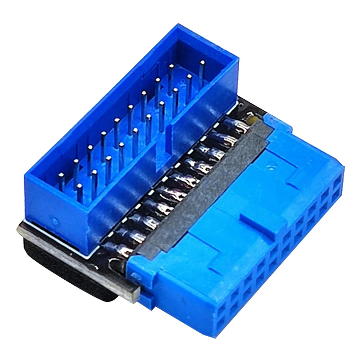 

B03B-USB Header Adapter USB3.2 GEN1 19Pin/20Pin Socket 90 Degree Steering Elbow Converter DIY Desktop Motherboard B