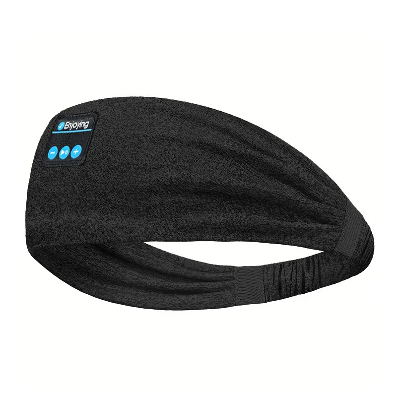 NONE Sport Stirnbänder Drahtlose Bluetooth Kopfhörer Stirnband Schlafen Musik Augenmaske Weiche Elastische Yoga Haarbänder Outdoor Schweißbänder 5