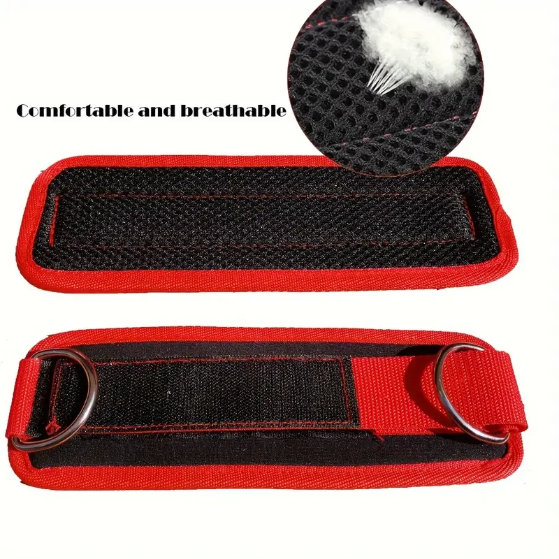 Cinturini alla caviglia (1 pz) per macchina per cavi Kickbacks allenamenti per glutei esercizi per la parte inferiore del corpo-cinghie per gambe regolabili con imbottitura in Neoprene