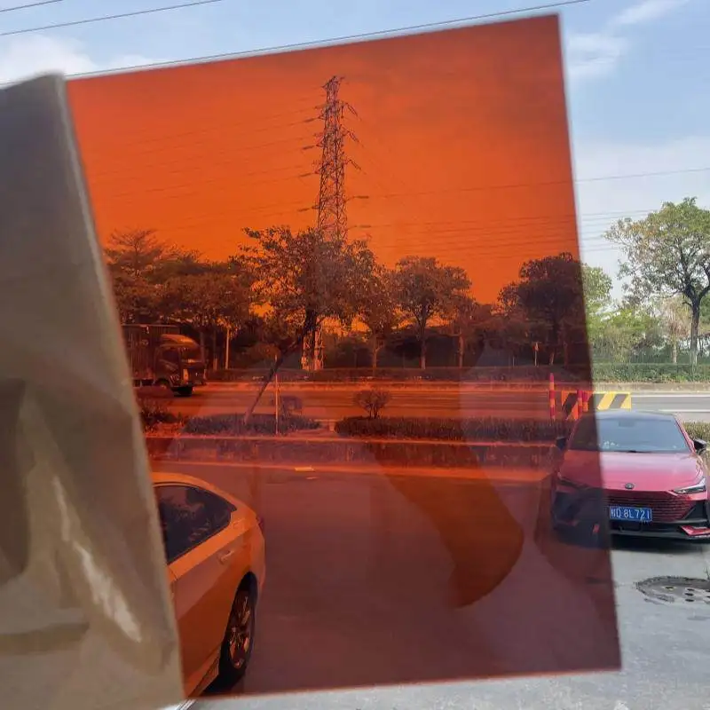 Translucent Tea Color PMMA Acrylic Sheet for Advertising,DIY Scrafts, LED Screen Cover 2-10mm Thick Custom Cut Plexiglass Board
