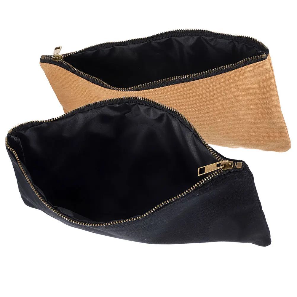

2pcs Tool Pouch Bags Portable Tool Storage Bag With Zipper Durable Oxford Fabric Organizer For Tools Wrenches Pliers