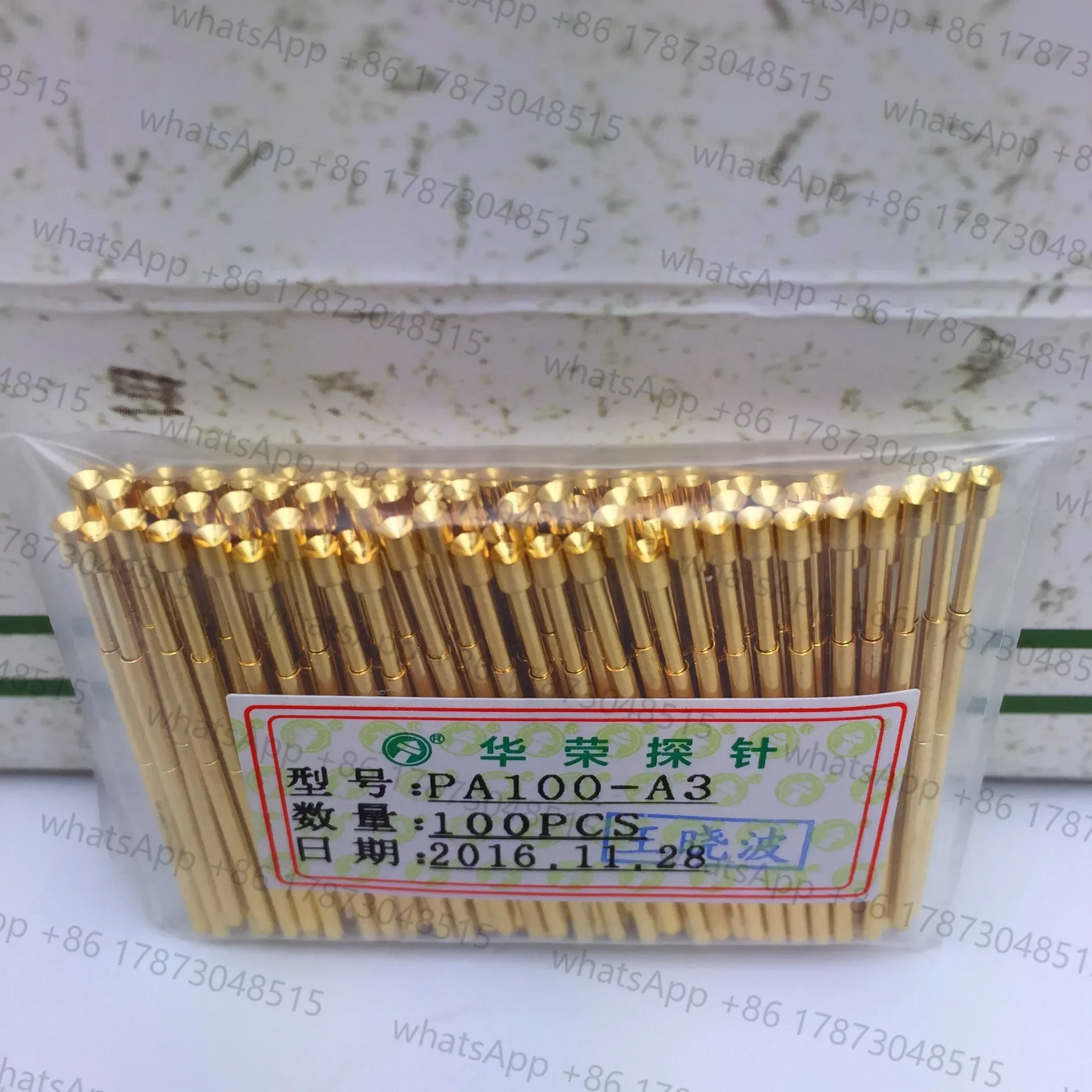 

Зонд PA100-A A2 A3 A4, 100 шт., тест 1,7, вогнутая головка PA100-A5, пружинная игла