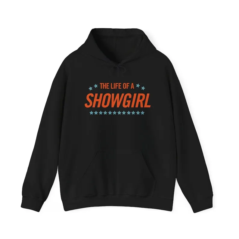 Primavera e autunno The Life of A Showgirl Felpa con cappuccio unisex Streetwear Abbigliamento invernale da donna Pullover a maniche lunghe da donna Abiti Y2k