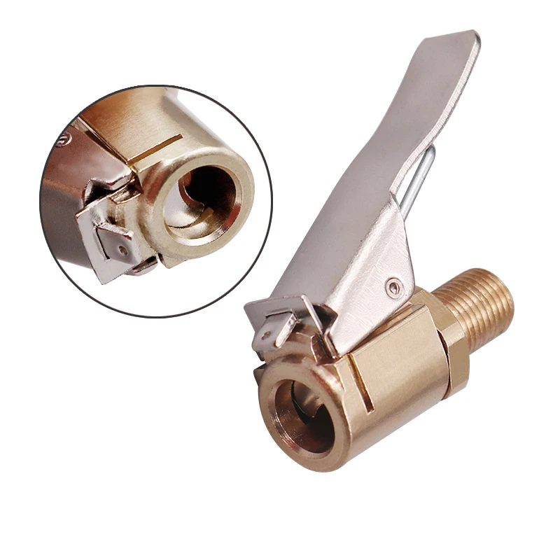 

Car Air Pump Thread Nozzle Adapter 8MM Tyre Wheel Tire Air Chuck Inflator Pump Valve Clip Clamp Connector Adapter