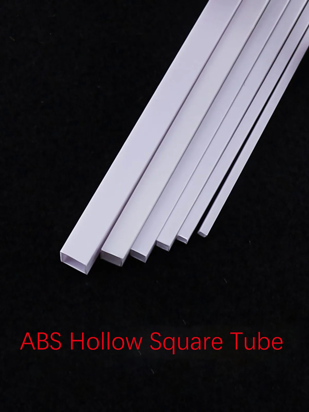 Length 500mm ABS Plastic Pipe Tube Hollow Pipe DIY Model Craft Multi Sizes Model Building Making Rods Sticks Tools