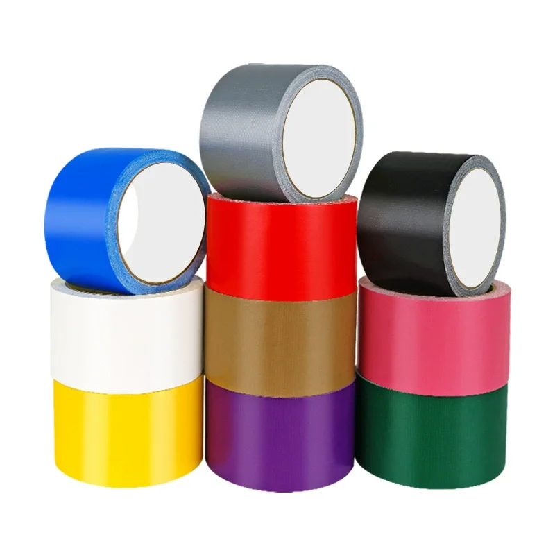 5cm*20m Colored Super Sticky Cloth Duct Tape Carpet Binding Floor Waterproof Heavy Duty Industrial Adhesive Tape Repair Bundles