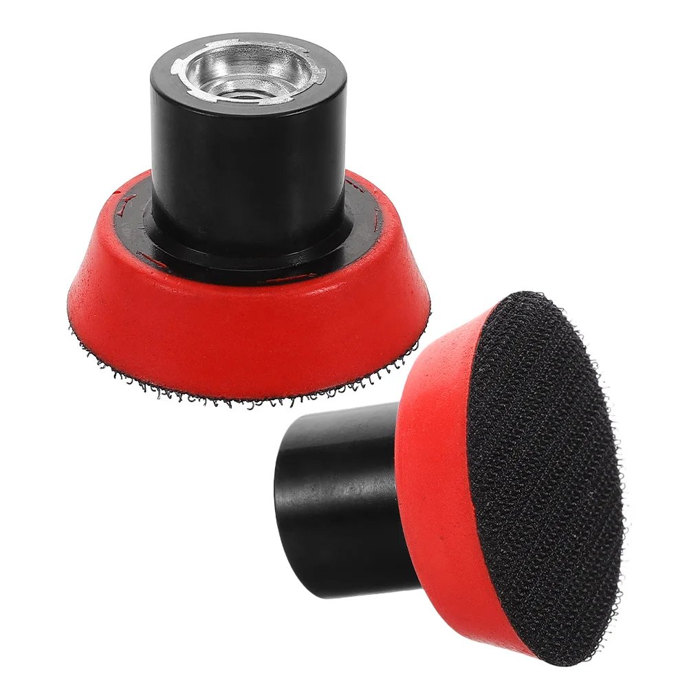2 pçs almofadas de apoio moedor de ângulo auto-adesivo suporte de disco de lixamento buffer polimento almofada de moagem acessório discos de polimento