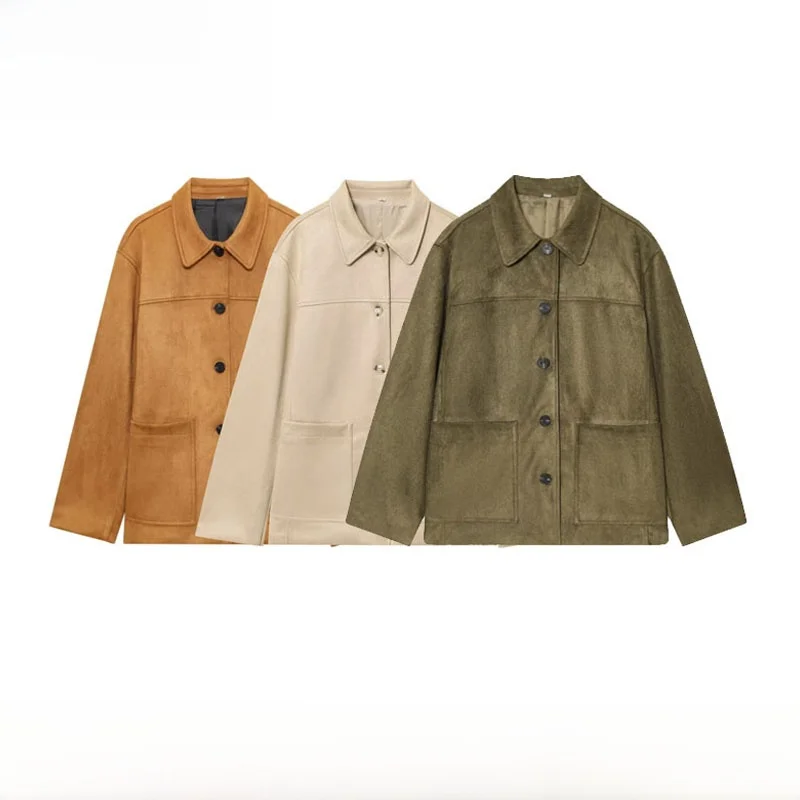 

Faionable Street Sle Women's Biker Jaet Quilted Polyester Long Sve Coat Casual All-Match Autumn Winter New Arrival