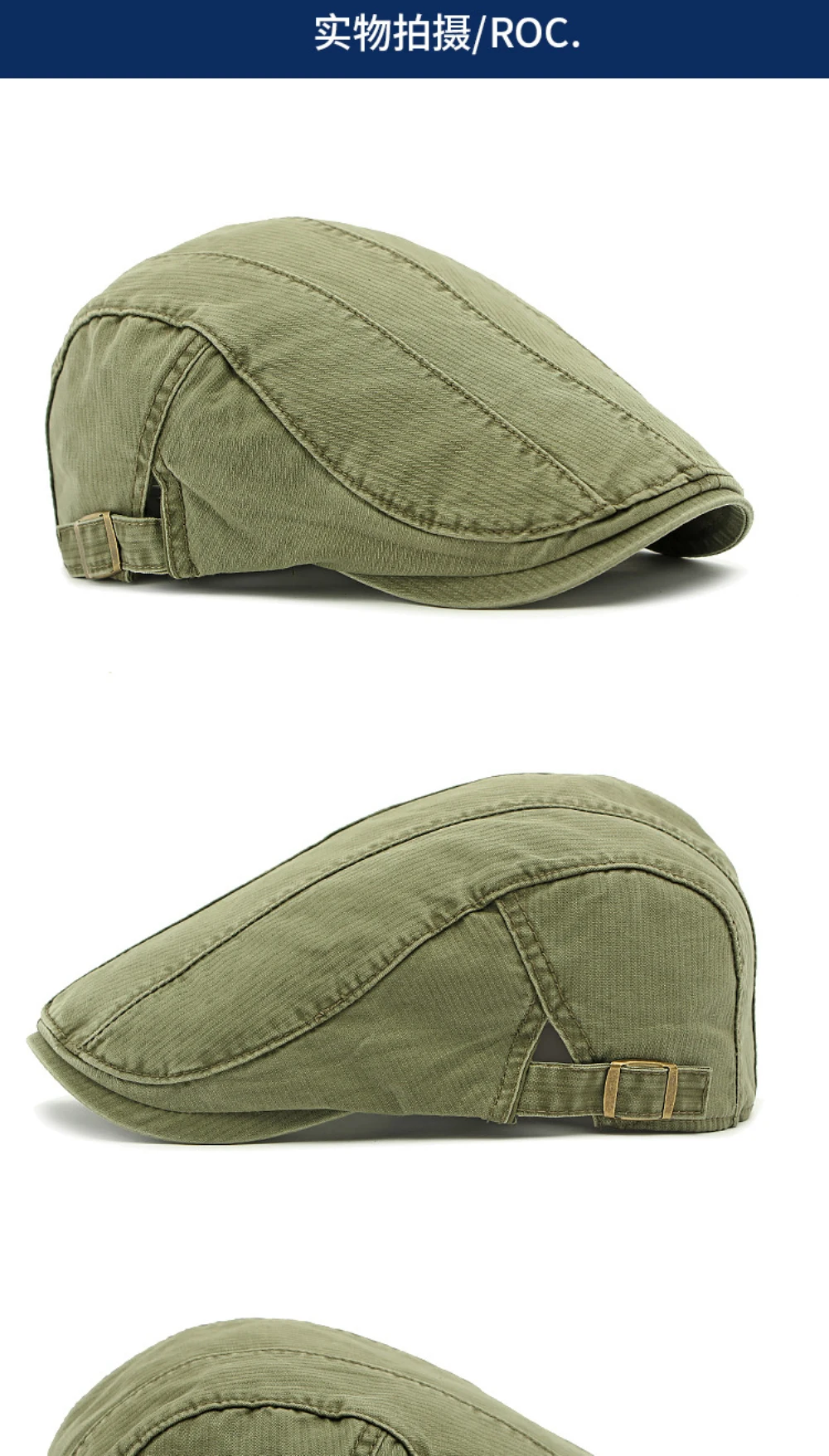 HT4771 Baskenmützen Frühling Sommer Sonnenhut Herren Damen Kappe Vintage Künstler Maler Baskenmütze Männlich Weiblich Ivy Flachmütze Verstellbare Baskenmütze – Detail 6