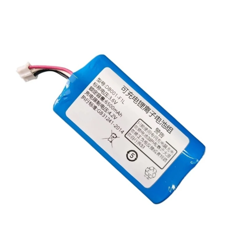 New DB001-F1L 5200mAh 6500mAh 3.6V Rechargeable Lithium Battery Pack Replacement for Haque Smart Doorbell Pro