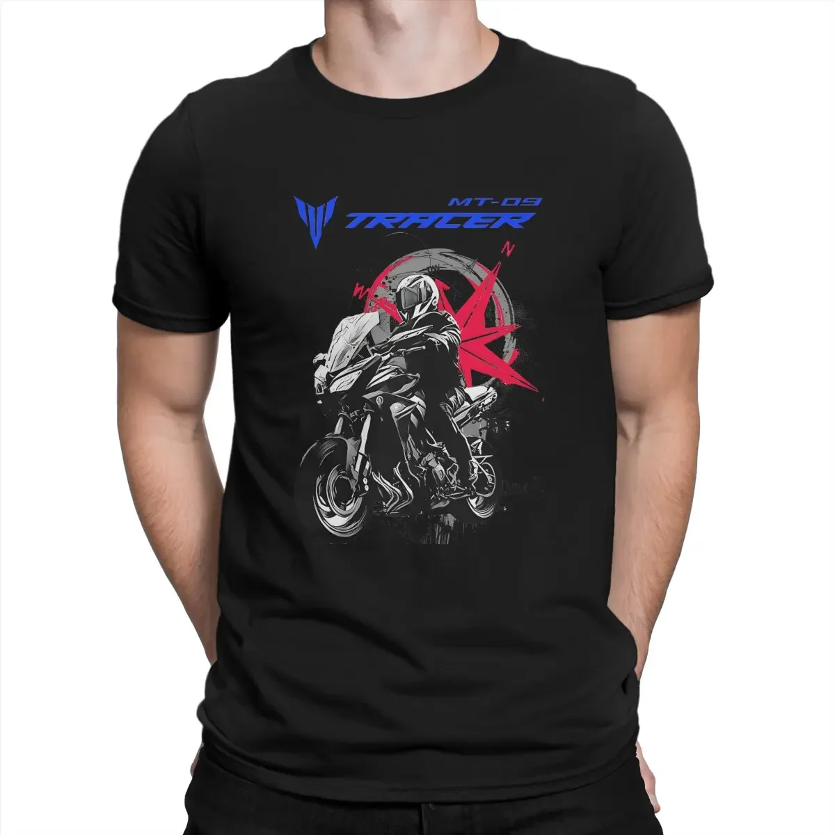 Men MT-09 Tracer GT900 FZ10 T Shirt MT Series Moto Cotton Clothing Vintage Short Sleeve O Neck T-Shirts