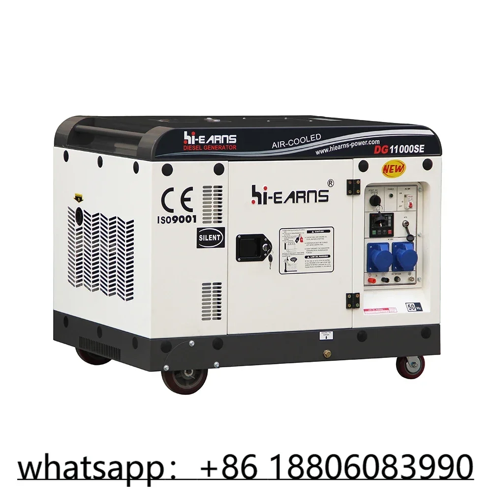 spot goods 8KW 198FA engine with digital panel silent generator price