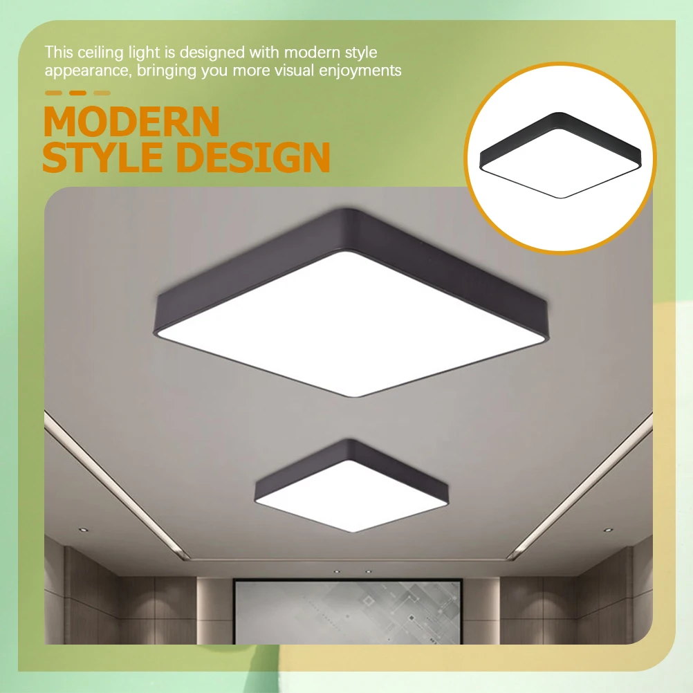

Modern Flush Mount Fixture LED Simple Design for Living Room Bedroom Office Decorative Indoor Lighting Durable for Home