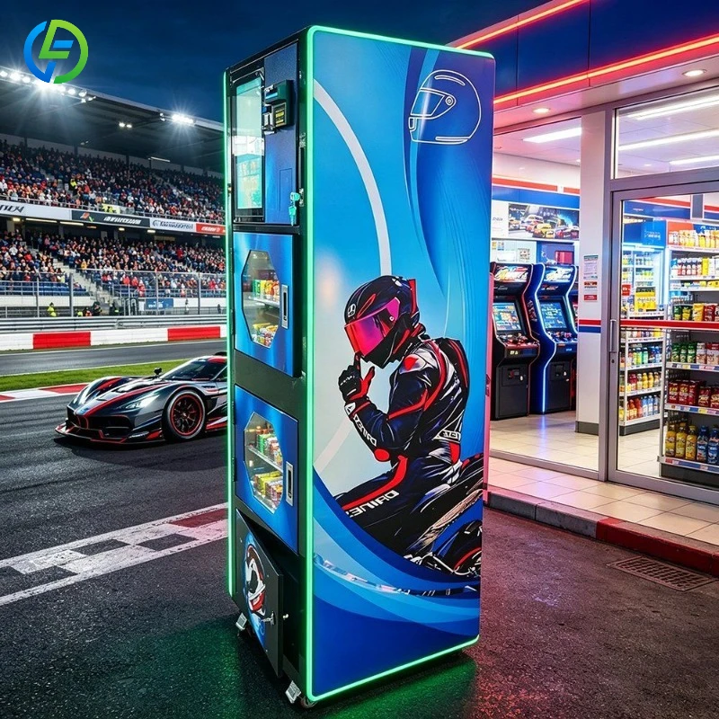FL Customized Cash and QR Helmet Cleaning Vending Machine Commercial Helmet Washer for Business Service Site