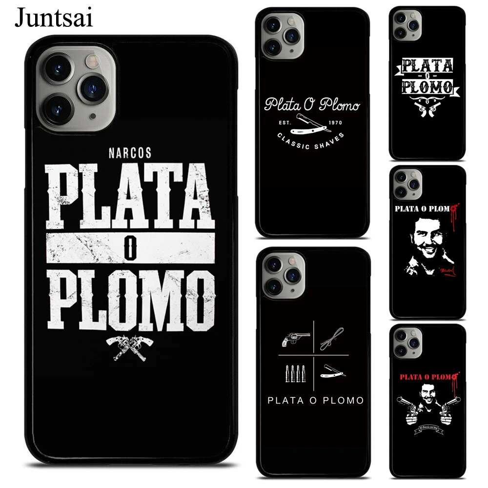 Plata O Plomo Narcos Pablo Escobar For iPhone 13 12 Pro Max mini Case For iPhone 11 14 Pro Max XS X XR 6S 7 8 Plus SE 2020