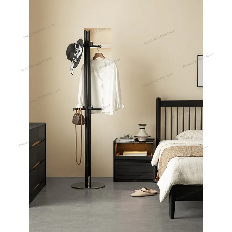 For Furniture Hera Hanger Solid Wood Black Household Bedroom Corner Hat Shelf Floor Hanger Rack Hanger