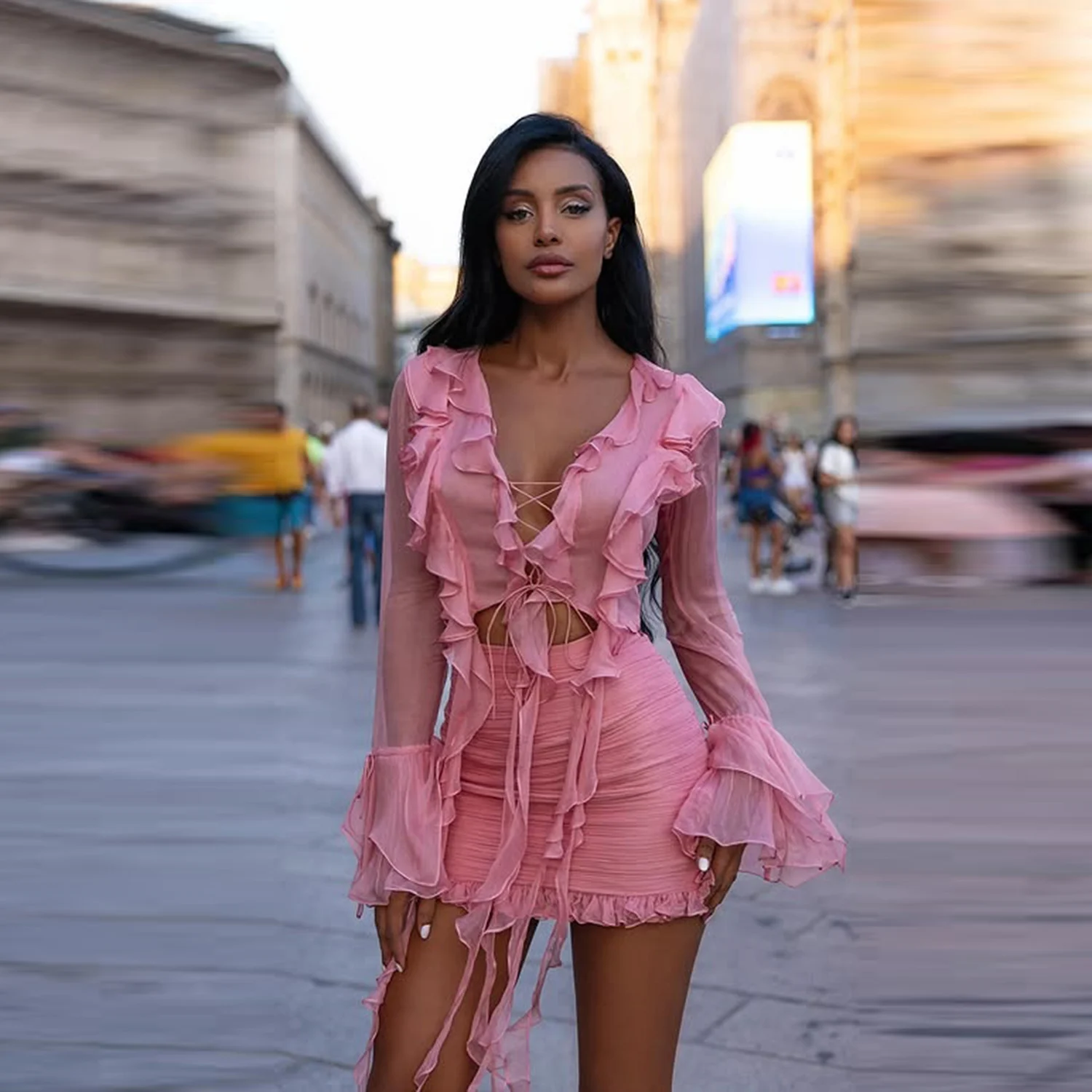 Gorgeous Pink Two P… - image