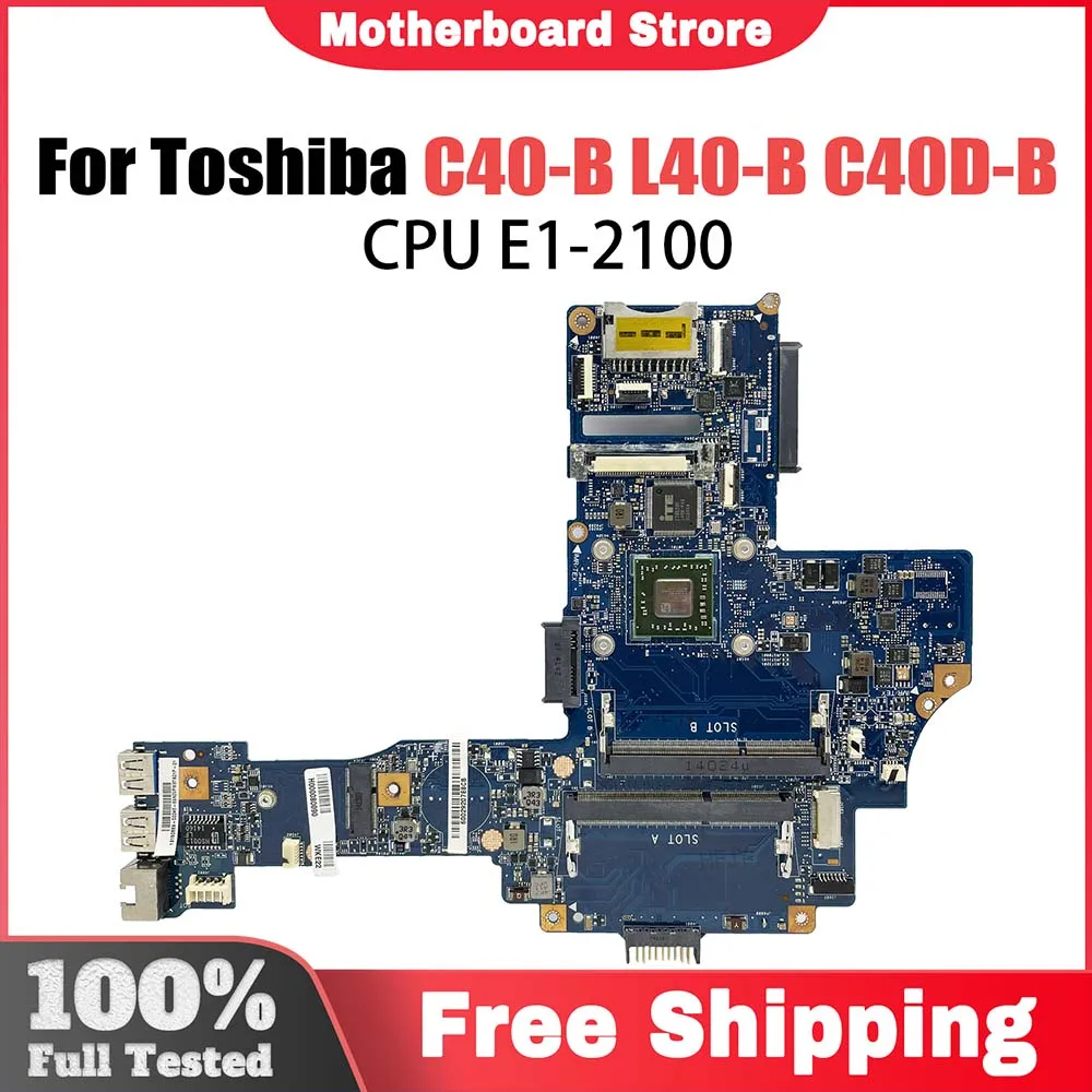 Mainboard For Toshiba Satellite C40-B H000078250 Laptop Motherboard EM6010 CPU DDR3 Full tested