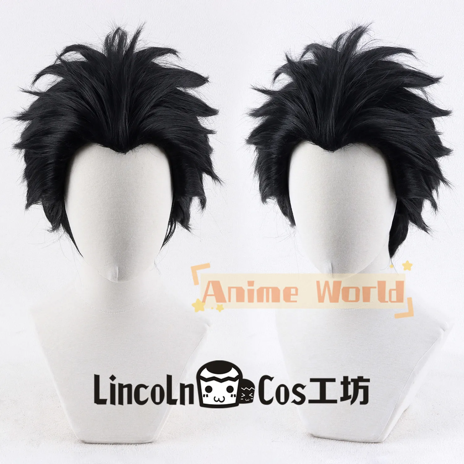 Anime Ryomen Sukuna Cosplay Wig Halloween Carnival Party Props Synthetic Hair Heat Resistant Fiber + Wig Cap