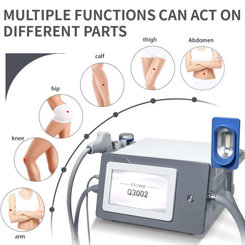 4 in 1 Multi-function Pneumatic Shock Wave Physiotherapy For Pain Equipment Pneumatics Shockwave Therapy Machine