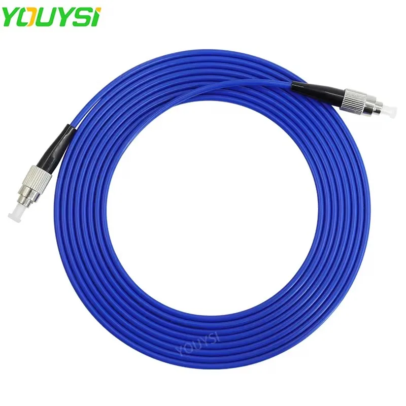 

YOUYSI FC-FC UPC Armored Fiber Optical Cable Patch Cord Simplex SM FTTH Fiber Optic Jumper Cable 3m/5m/10m/15m/20m/30m